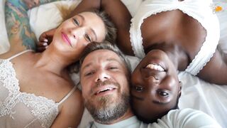 Polish couple Owiaks and Zaawaadi in perfect Threesome *Behind the Scenes*