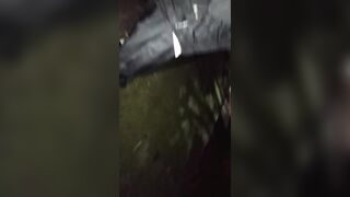 Wife with ass hanging out in dogging giving it to strangers!