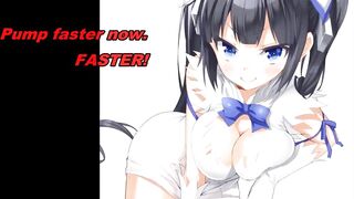 Hestia Anime Edging JOI