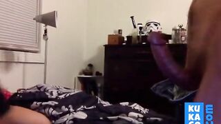 Asian Enjoys Sucking Her Man