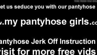 These soft sexy pantyhose feel so good JOI