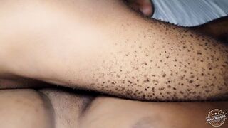Ebony couple fucking passionately