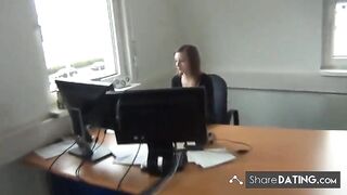 Office sex with austrian girl