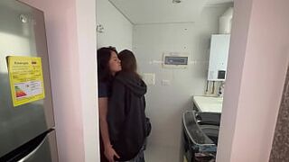 My girlfriend discovers me being unfaithful in a hot call while we have her in the guest room