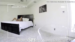 NannySpy Big tits nanny Amia Miley caught on hidden cams