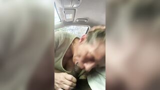 Stepmom gagging on my dick
