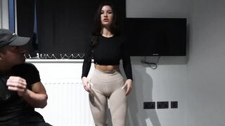 The most delicious pussy camel toe cameltoe on a leggings