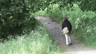 Public amateur 3some with petite skinny teens
