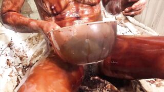 CHOCOLATE Muff In, Creamed, Dripping Fanny