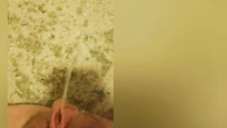 Fucking my tight pussy with my huge dildo