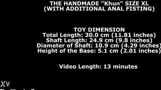 Cristina Starr Testing The Handmade Khun Size XL (With Additional Anal Fisting) TWT328