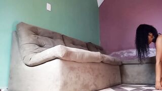 Submissive stepdaughter in deep throat, pissed and sniffing cum (03/28/21)