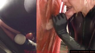 Simultaneously Orgasm at Glory Hole Cum in Mouth 3 Cams view