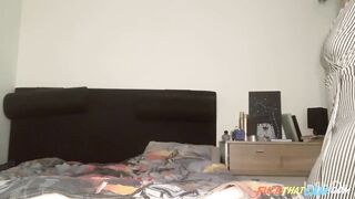 Dirty 18 year old girl moaning and naughty on camera