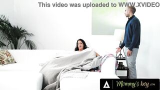 Reagan Foxx Gives Stepson Sneaky Handjob Next To Husband During Movie Night!