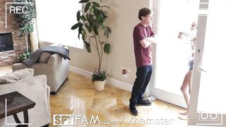 SpyFam Step sister Hime Marie blackmailed into fuck