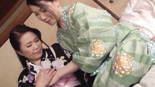 #3 Mature Lesbian Friends Sticky Hot Spring Trip