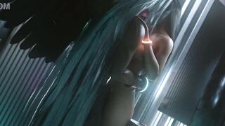 3D Compilation Tifa Lockhart Threesome Blowjob Fucked Against Wall Final Fantasy Uncensored Hentai