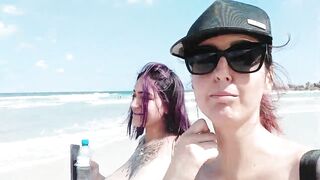 That walk on a liberal beach