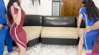 Girlfriend Swapping at the Dance Rubbed Strong in the Ass
