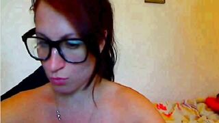 CamSlut gets huge facial and lick cum