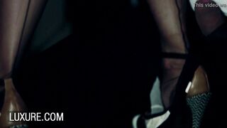 Blonde Chloe Lacourt quickie in ladies room