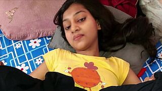 Indian Boy sucking teen stepsister pussy cannot resist cum in mouth
