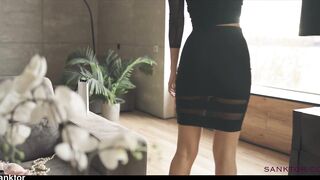 SANKTOR 084 - Hot MILF makes her big natural tits bounce as she masturbates