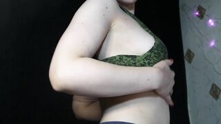 young beautiful army girl makes a deep blowjob with tears and saliva