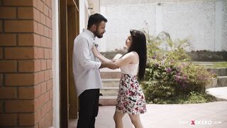 His friend arrives on a trip and she seduces him (ends badly).