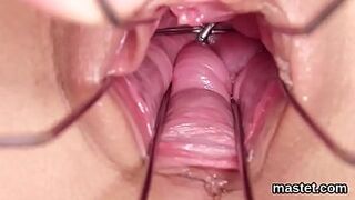 Naughty czech chick spreads her narrowed twat to the bizarre