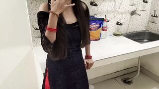 Fucked my Ex-girlfriend in the Kitchen with Hindi Audio Xxx