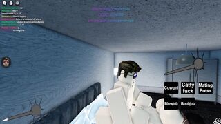 Fucking my sex doll in Roblox Condo