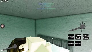 Fucking my sex doll in Roblox Condo