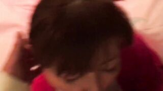 Japanese atmosphere and blowjob