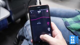 REMOTE CONTROL MY ORGASM IN THE TRAIN / PUBLIC FEMALE ORGASM