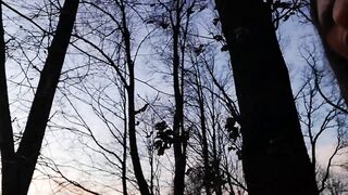 fingering ass outdoors