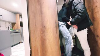 His doesn't know I'm having sex in her own room.