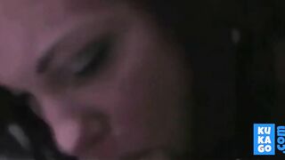 Sexy girl smoking bj