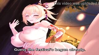 Yoimiya fucking in public (Genshin Impact Animation)