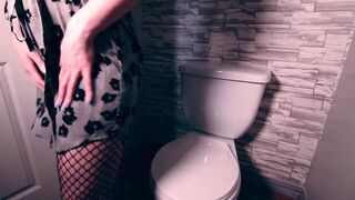 MASTURBATING in the BATHROOM at WORK