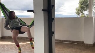 Babe squirts secretly! Spy