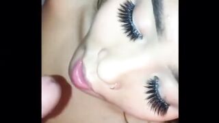 Gorgeous Asian Blowjob & Cumshot