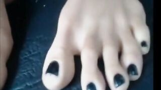 Masturbating Pigtailed Blonde Babe