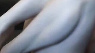 Horny Blonde Slut Stuffs her Cunt & Arse with Dildos