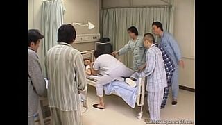 Creampied asian nurse fucks her patients