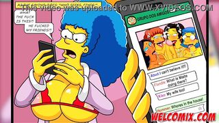 Margy's Revenge! Cheated on her husband with several men! The Simptoons Simpsons