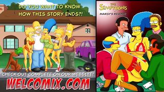 Margy's Revenge! Cheated on her husband with several men! The Simptoons Simpsons