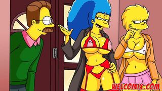 Margy's Revenge! Cheated on her husband with several men! The Simptoons Simpsons