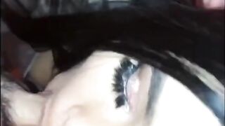 Gorgeous Asian GF Blowjob & Cumshot
